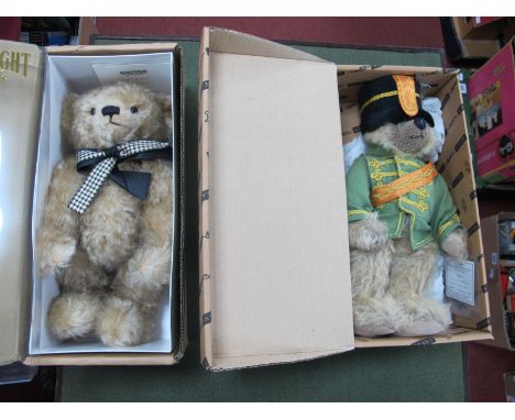 Two Modern Jointed Teddy Bears, comprising of Deans 'Past Times, Captain Henry Samuel Dean ( A 2003 Past Times Teddy Bear) ce