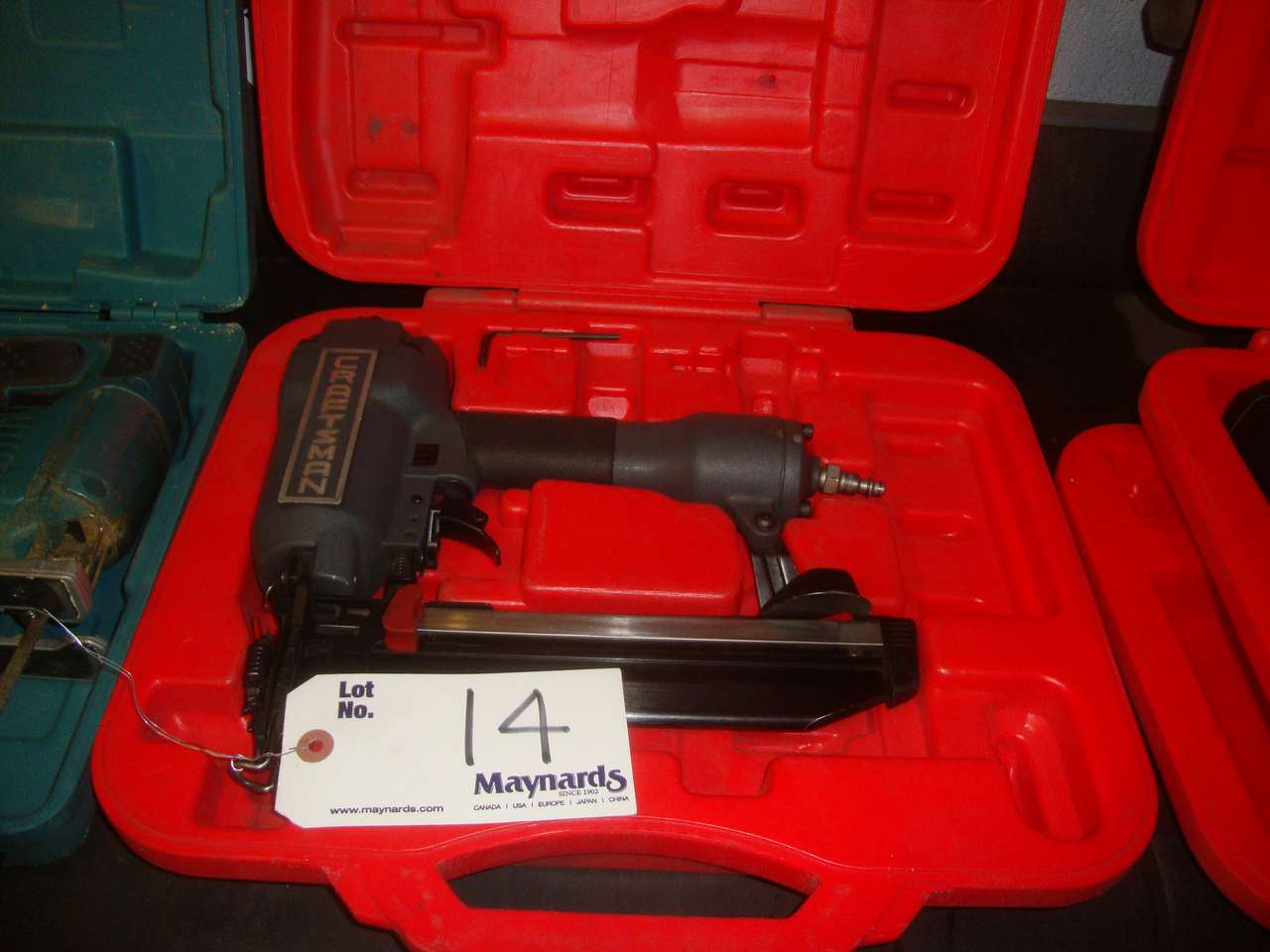 { Group of lots 12, 13, 14, 15 (P) } } } } } } Craftsman Nail Gun