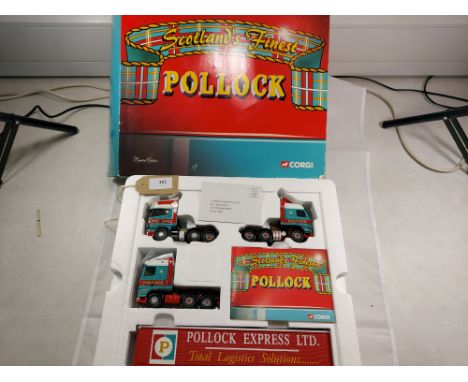 Manufacturer  - Corgi | Description - Pollock Set | Stock Code - CC99130 | Notes - VGC - Box worn| Scale - 1:50 | Certificate