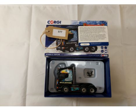 Manufacturer  - Corgi | Description - Scania R Topline - John Hulston Haulage | Stock Code - CC13780 | Notes - VGC - Box ok| 