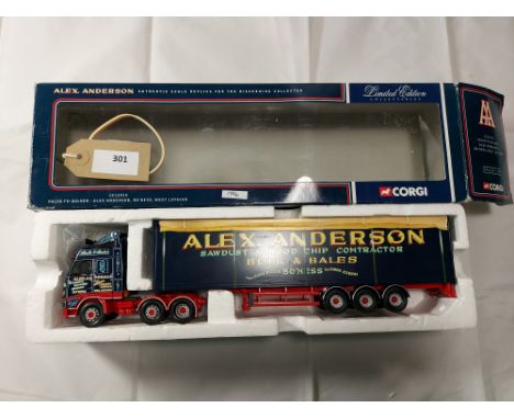 Manufacturer  - Corgi | Description - Volvo FH Bulker - Alex Andersen | Stock Code - CC12414 | Notes - GC - Box worn| Scale -