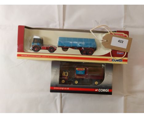 Manufacturer  - Corgi | Description - DG214002 Thornycroft Nippy British Rail/DG18610 ERF LV Craigs of Denny | Stock Code - J