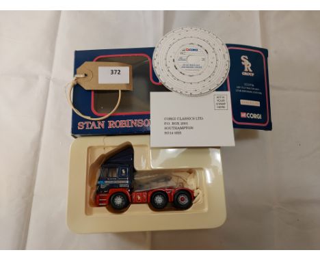 Manufacturer  - Corgi | Description - ERF ECS Tractor Unit - Stan Robinson | Stock Code - CC12706 | Notes - GC - Box worn| Sc