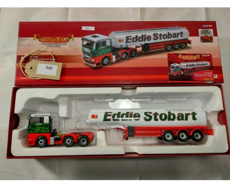 Manufacturer  - Corgi | Description - MAN TG-X (XL) Fuel Tanker - Eddie Stobart | Stock Code - CC15207 | Notes - VGC - Box ok