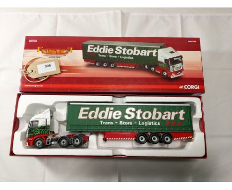 Manufacturer  - Corgi | Description - Iveco Stralis Curtainside - Eddie Stobart | Stock Code - CC15002 | Notes - Fair - box o