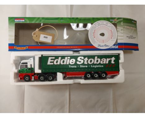 Manufacturer  - Corgi | Description - MAN TGA XXL Curtainside - Eddie Stobart Ltd | Stock Code - CC13415 | Notes - VGC - Box 