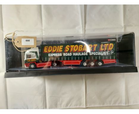 Manufacturer  - Corgi | Description - ERF Curtainside - Eddie Stobart | Stock Code - 75201 | Notes - VGC - Case ok| Scale - 1