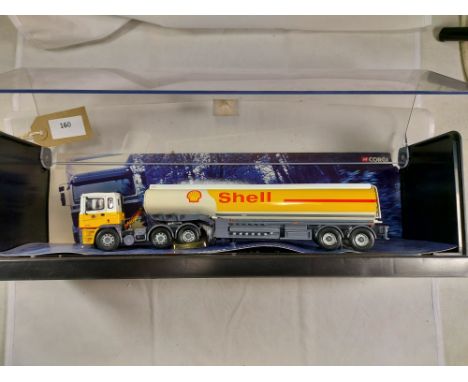 Manufacturer  - Corgi | Description - ERF Tanker - Shell UK Ltd | Stock Code - 75102 | Notes - GC - Case worn| Scale - 1:50 |