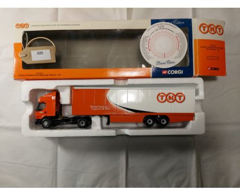 Manufacturer  - Corgi | Description - Renault Premium Step Frame Box Trailer - TNT | Stock Code - CC12111 | Notes - VGC - Box