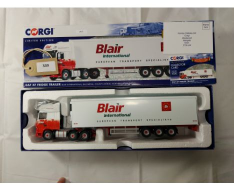 Manufacturer  - Corgi | Description - DAF XF Fridge Trailer - Blair International | Stock Code - CC14118 | Notes - VGC - Box 