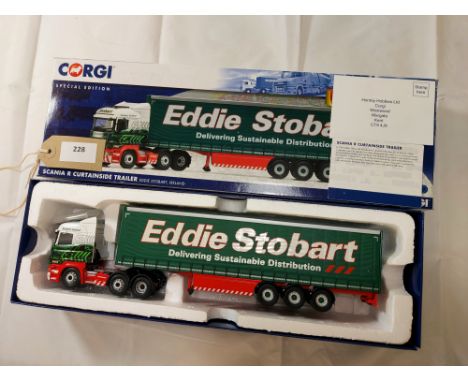 Manufacturer  - Corgi | Description - Scania R Curtainside Trailer - Eddie Stobart Ireland | Stock Code - CC13749 | Notes - V