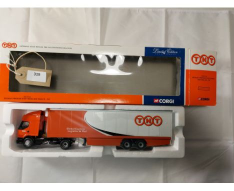 Manufacturer  - Corgi | Description - Renault Premium Step Frame Box Trailer - TNT | Stock Code - CC12111 | Notes - GC - mirr