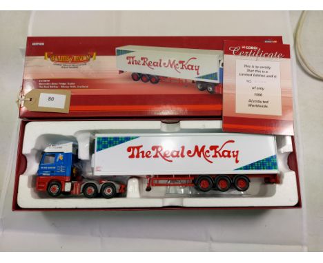 Manufacturer  - Corgi | Description - Mercedes Benz Fridge Trailer - The Real McKay | Stock Code - CC13818 | Notes - VGC- Box