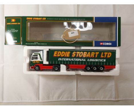 Manufacturer  - Corgi | Description - MAN TGA Curtainside - Eddie Stobart Ltd | Stock Code - CC13401 | Notes - VGC - Box good