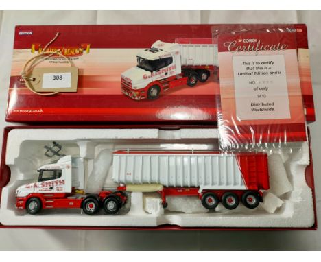 Manufacturer  - Corgi | Description - Scania T Cab Tipper - G A Smith | Stock Code - CC12819 | Notes - VGC - Box ok| Scale - 