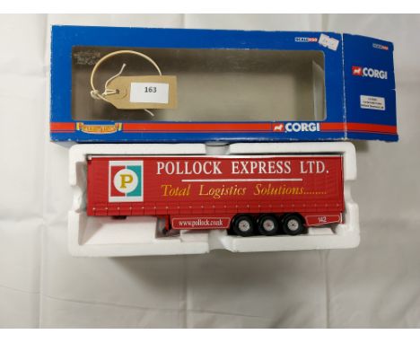 Manufacturer  - Corgi | Description - Curtainside Trailer - Pollock (Scotrans) Ltd | Stock Code - CC19905 | Notes - GC - Box 