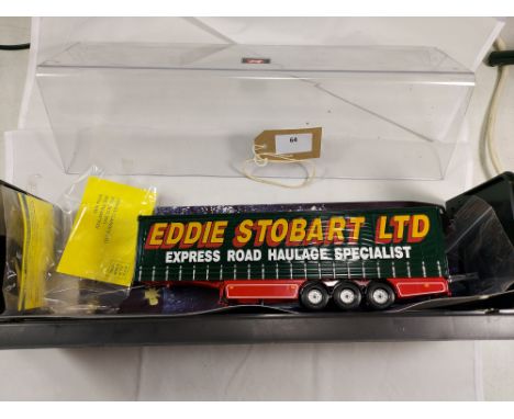 Manufacturer  - Corgi | Description - Curtainside Trailer only - Eddie Stobart | Stock Code - ? | Notes - Fair - Case worn| S