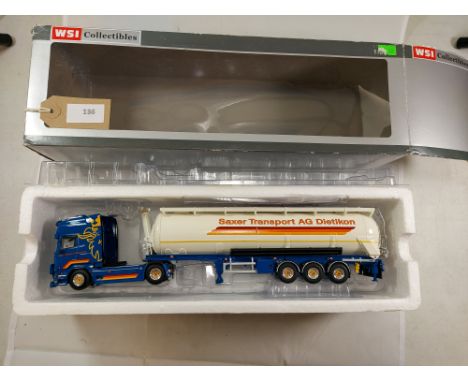 Manufacturer  - WSI | Description - Scania Streamline Topline &amp; Bulk Tipper Trailer | Stock Code - 01-1512 | Notes - VGC-