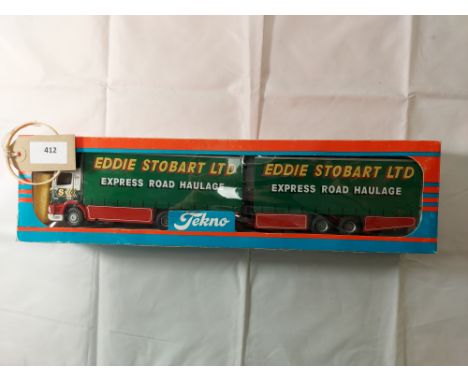 Manufacturer  - Tekno | Description - DAF 95/320 6x2 Drawbar Combi - Eddie Stobart 1994 | Stock Code - ? | Notes - VGC - Box 