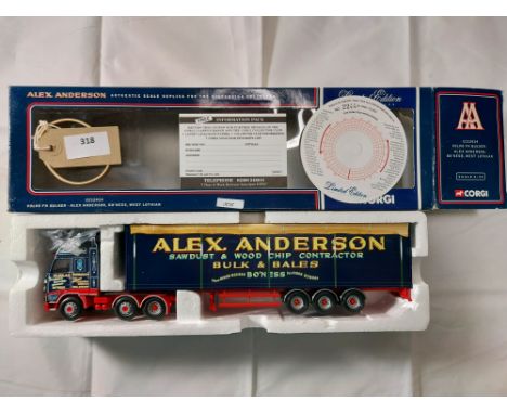 Manufacturer  - Corgi | Description - Volvo FH Bulker - Alex Andersen | Stock Code - CC12414 | Notes - VGC - Box worn| Scale 