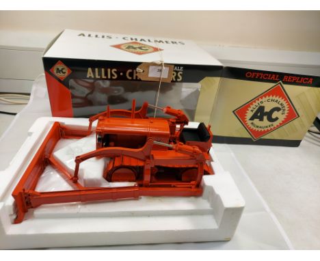 Manufacturer  - SpecCast | Description - Allis Chalmers Model K Crawler Tractor with Blade4 | Stock Code - SCT211 | Notes - G