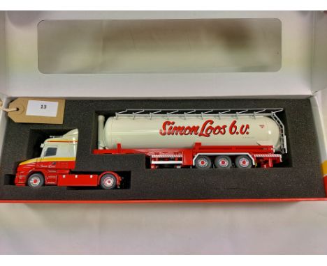 Manufacturer  - Tekno | Description - Scania T5-series Highline with Silo Trailer - Simon Loos | Stock Code - 67269 | Notes -