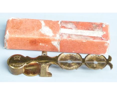Boxed set of rocker type sovereign scales
