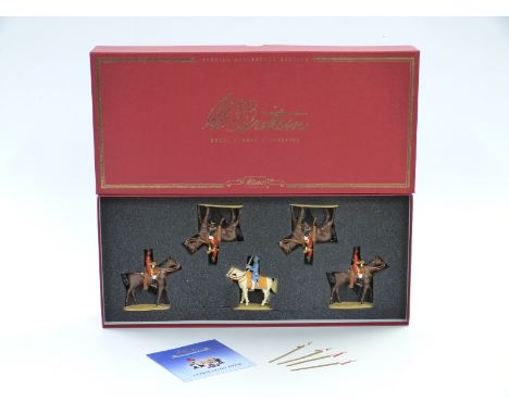 Britains diecast model soldier set Maharajah of Patiala and Lancers (5 piece) 40167, in original box&nbsp;