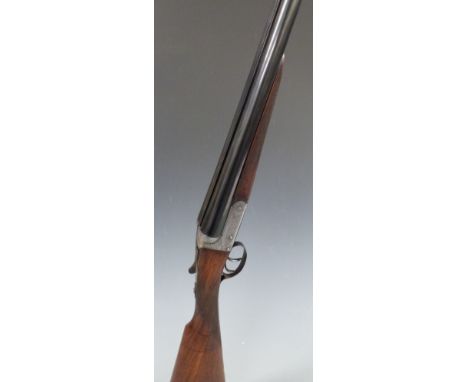 J &amp; W Tolley Ltd 12 bore side by side ejector shotgun with named and engraved locks, chequered grip and forend, double tr