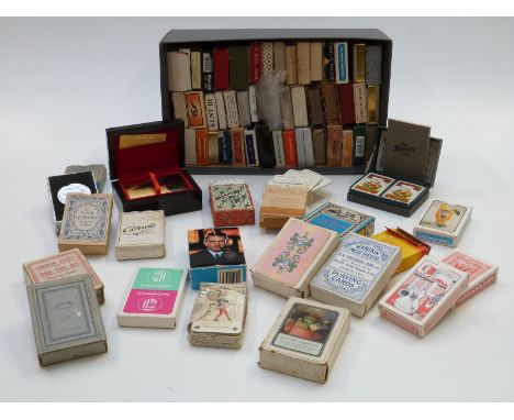 Sixty-five decks of vintage playing cards&nbsp;