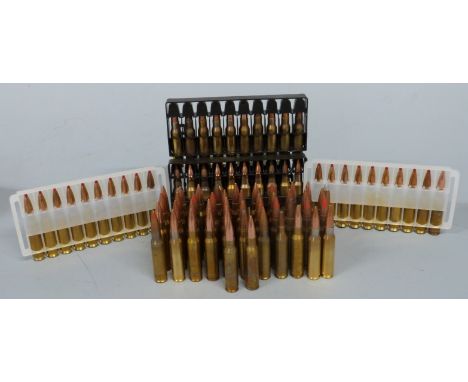 Eighty six .308 rifle cartridges, most in cartridge holders.&nbsp;PLEASE NOTE THAT A VALID RELEVANT FIREARMS/SHOTGUN CERTIFIC