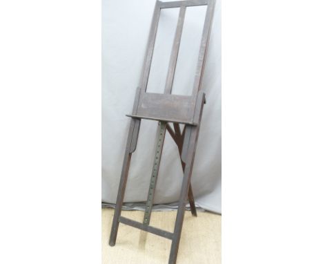 Reeves &amp; Sons, London 19th/20thC artist's easel with extending action and folding stand