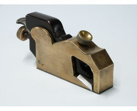 Norris London A27 brass bullnose vintage woodworking plane length 14cm, width 2.5cm