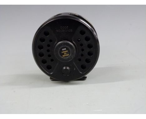 House of Hardy salmon fly fishing reel, model 200 with fly line, the reel possibly unused