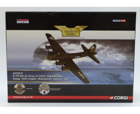 Corgi The Aviation Archive 1:72 scale limited edition diecast model B-17F 8th Air Force 41-24577 AA33314, in original box