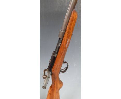 Webley & Scott .410 bolt action shotgun with semi-pistol grip and named 25.75 inch barrel, overall length 114cm, length of pu