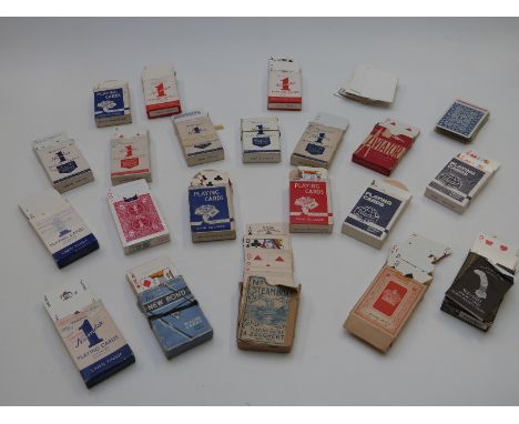 Twenty one magic and trick related decks of cards&nbsp;