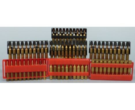 Eighty .243 rifle cartridges, all in cartridge holders.&nbsp;PLEASE NOTE THAT A VALID RELEVANT FIREARMS/SHOTGUN CERTIFICATE I