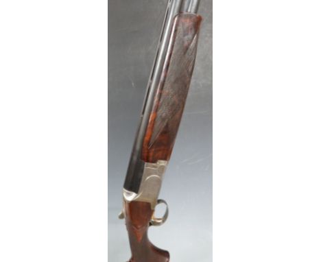 Classic Doubles (Winchester) Sporter GRD 2 12 bore over and under ejector shotgun with engraved scenes of dogs and birds to t