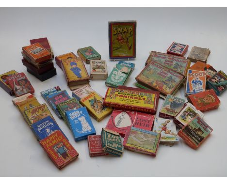 Forty-five Chad Valley, De La Rue, Pepys and similar Edwardian and later children's card games&nbsp;