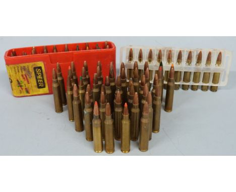 Seventy four .223 rifle cartridges, some in cartridge holders.&nbsp;PLEASE NOTE THAT A VALID RELEVANT FIREARMS/SHOTGUN CERTIF
