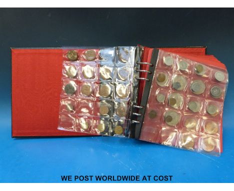 An amateur collection of various world and English coinage with some silver content. Includes German 50 shillings, Morgan dol
