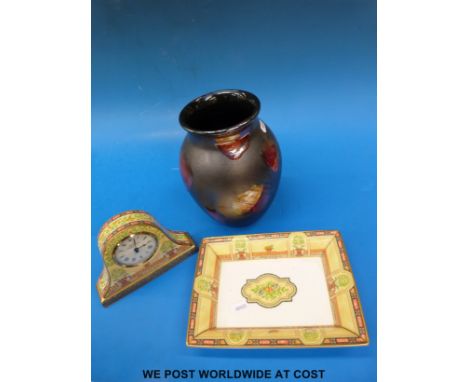 A Poole Pottery vase and a Royal Worcester Versailles ceramics