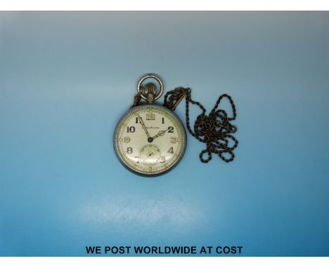 Jaeger- LeCoultre gentleman's military pocket watch, GSTP M46272 to back