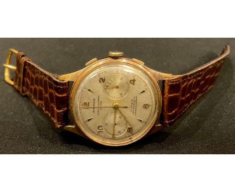 A vintage Prado chronograph Suisse, multi dial, auto magnetic 