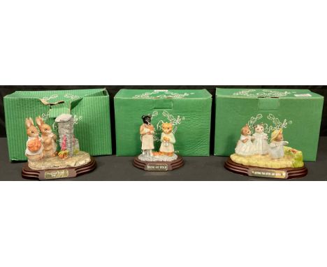 A Royal Doulton Beswick Ware tableau, The World Of Beatrix Potter, Ginger and Pickles, limited edition, 547/2,750, certificat