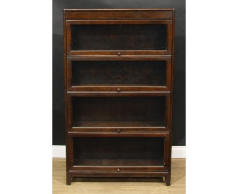 A Globe Wernicke style stacking bookcase, by Angus, 146cm high, 87cm wide, 25cm deep 