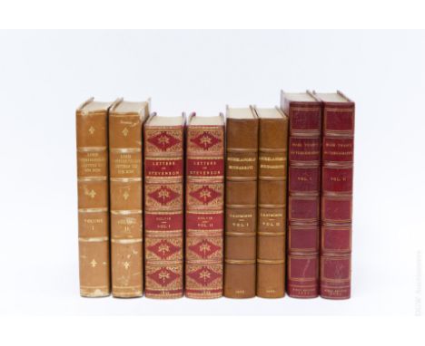 Collection of (8) Antiquarian Books. (2) Volumes "The Life of Michelangelo Buonarroti" by L. A. Symonds, 1893, leather cloth 