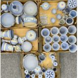 WEDGWOOD LIGHT BLUE JASPERWARE, large and quality selection of items including bowls, vases, small