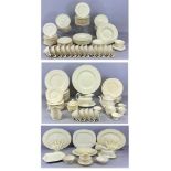 WEDGWOOD PATRICIAN CREAM GLAZED DINNER & TEAWARE, approx. 140 pieces Provenance: The Cornelia Bayley